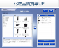 化粧品購買率UP