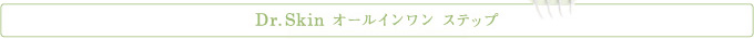 Dr.Skin オールインワン ステップ