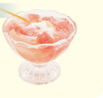 フルーツに振りかけて