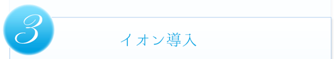 3.イオン導入