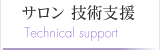 サロン 技術支援